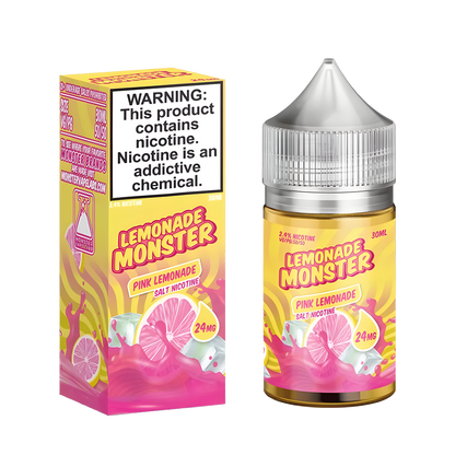 Lemonade Monster Freebase Vape Juice 0 Mg 100 Ml Pink Lemonade