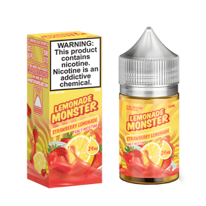 Lemonade Monster Freebase Vape Juice 0 Mg 100 Ml Strawberry Lemonade