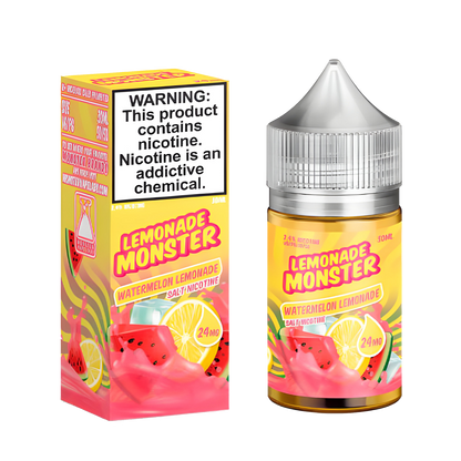 Lemonade Monster Salt Nicotine Vape Juice 24 Mg Watermelon Lemonade 