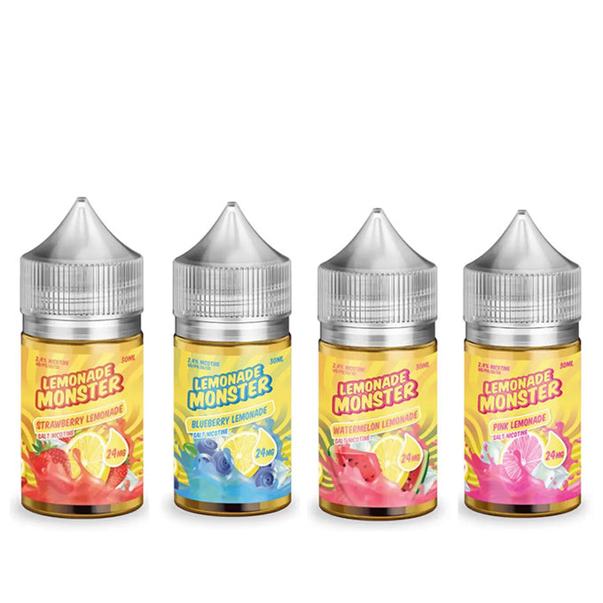 Lemonade Monster Salt Nicotine | 24 ~ 48 Mg Nic in 6 Flavors Lemonade Monster Salt Nicotine | 24 ~ 48 Mg Nic in 6 Flavors