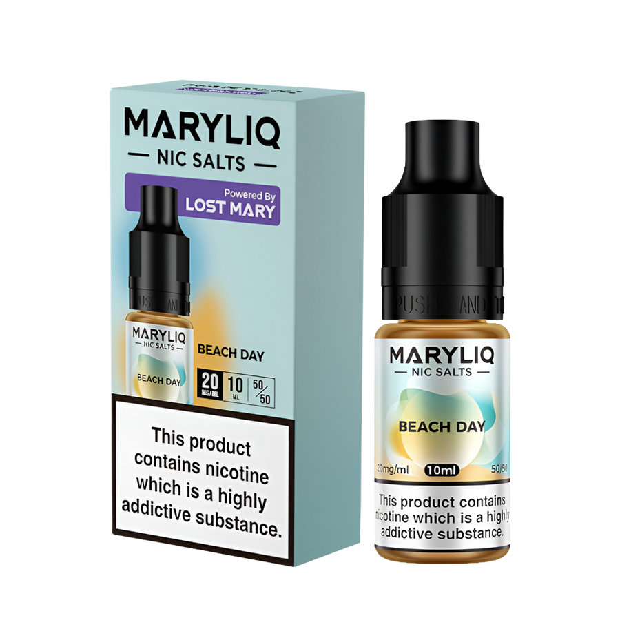 Lost Mary Maryliq Salt Nicotine Vape Juice 20 Mg Beach Day 