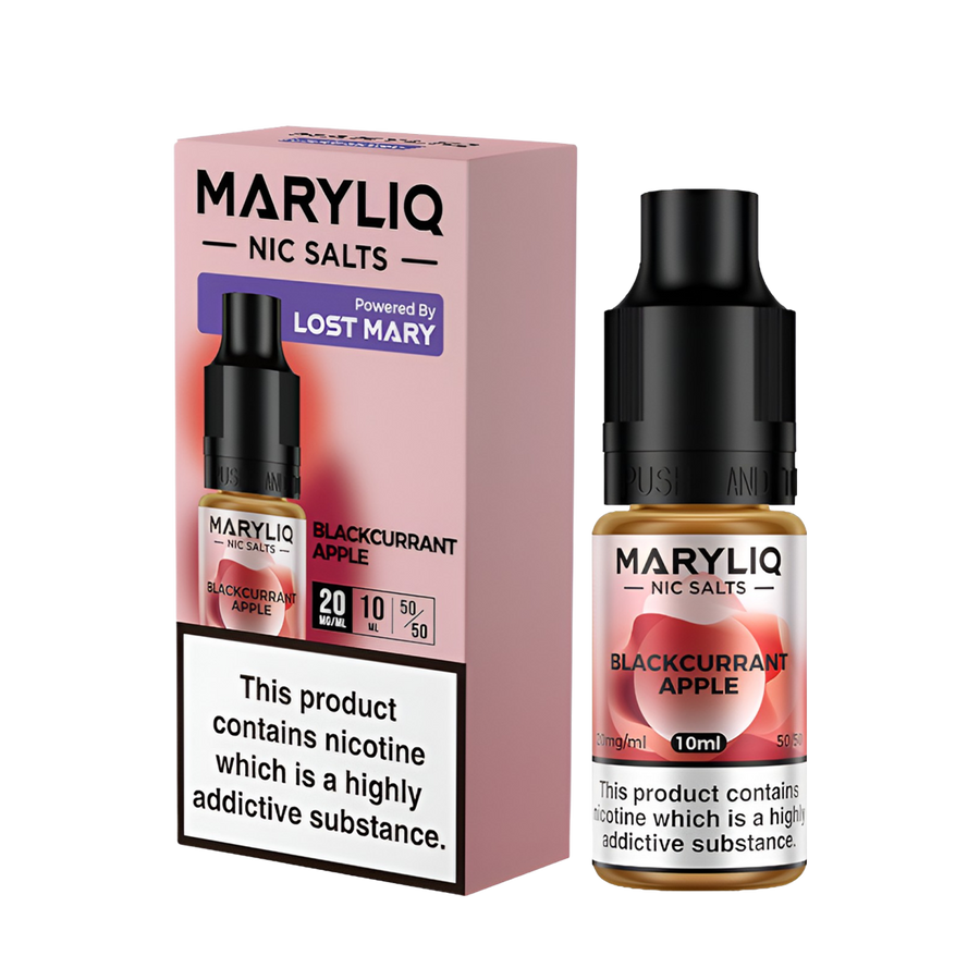 Lost Mary Maryliq Salt Nicotine Vape Juice 20 Mg Blackcurrant Apple 