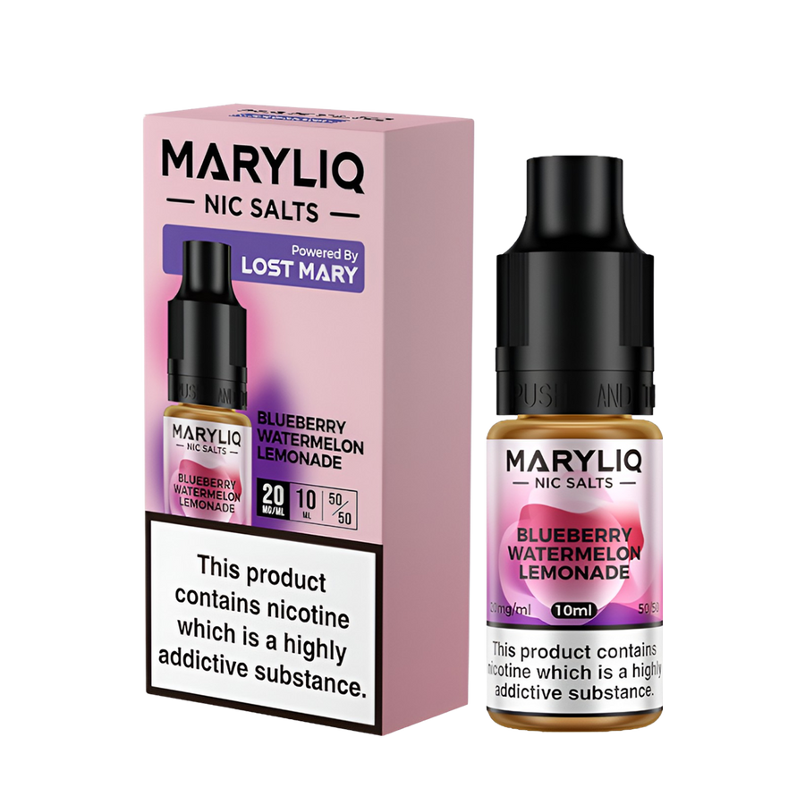 Lost Mary Maryliq Salt Nicotine Vape Juice 20 Mg Blueberry Watermelon Lemonade 