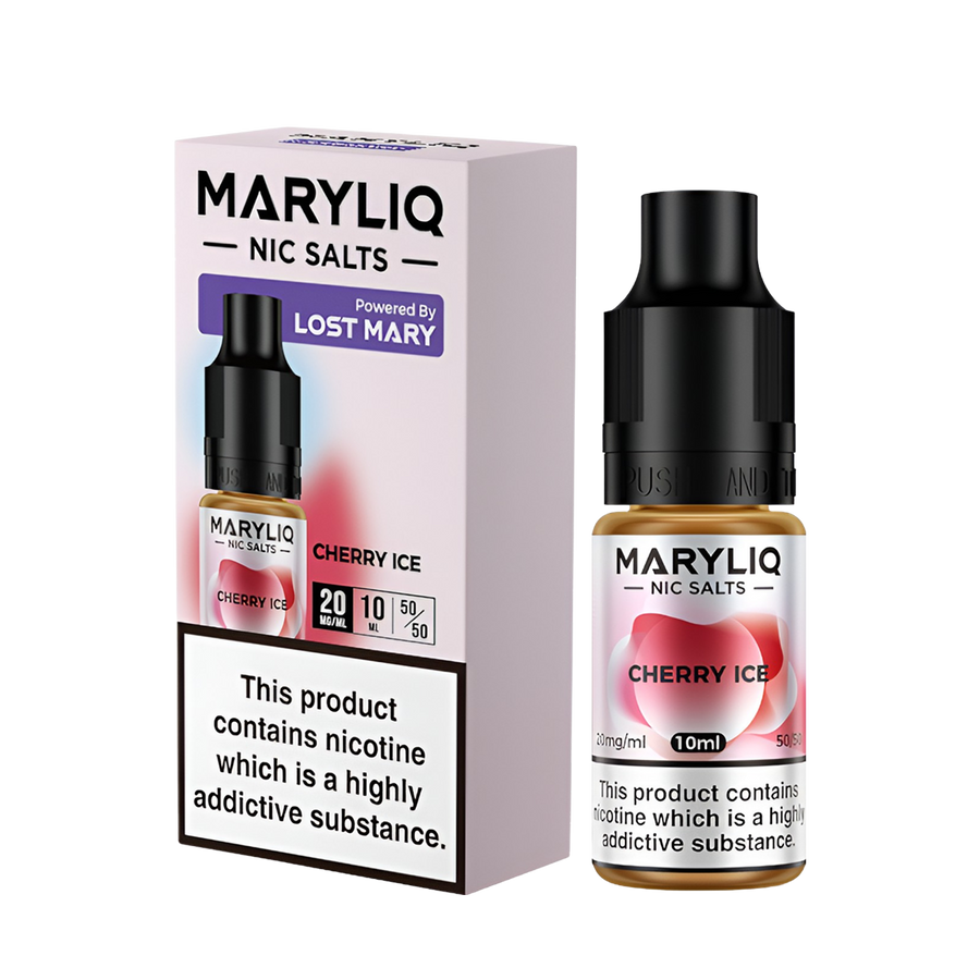 Lost Mary Maryliq Salt Nicotine Vape Juice 20 Mg Cherry Ice 