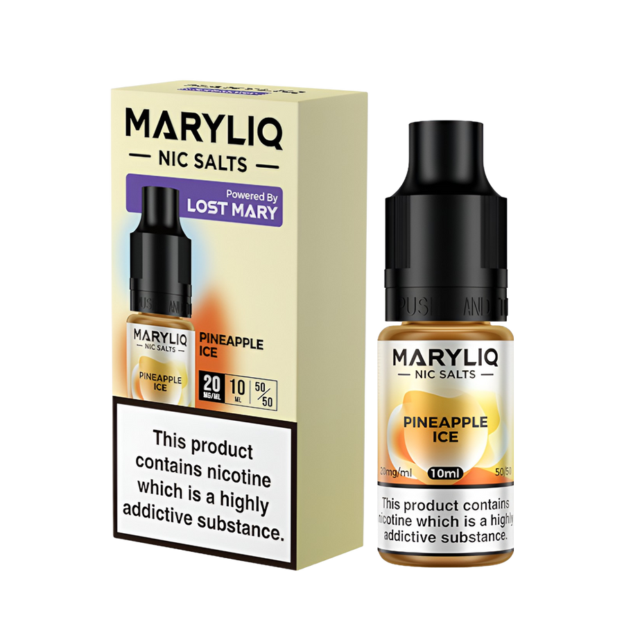 Lost Mary Maryliq Salt Nicotine Vape Juice 20 Mg Pineapple Ice 