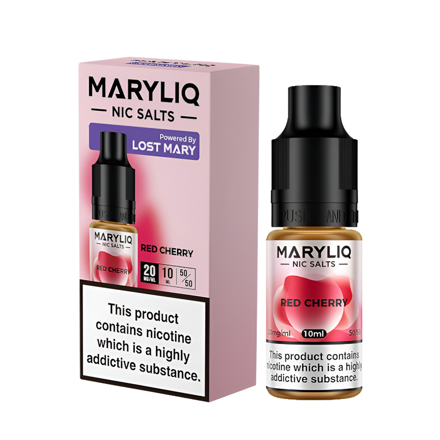 Lost Mary Maryliq Salt Nicotine Vape Juice 20 Mg Red Cherry 