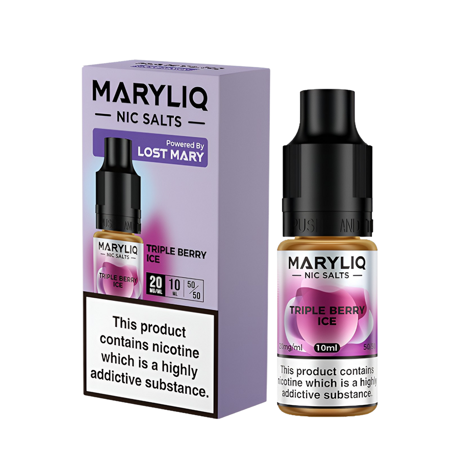 Lost Mary Maryliq Salt Nicotine Vape Juice 20 Mg Triple Berry Ice 