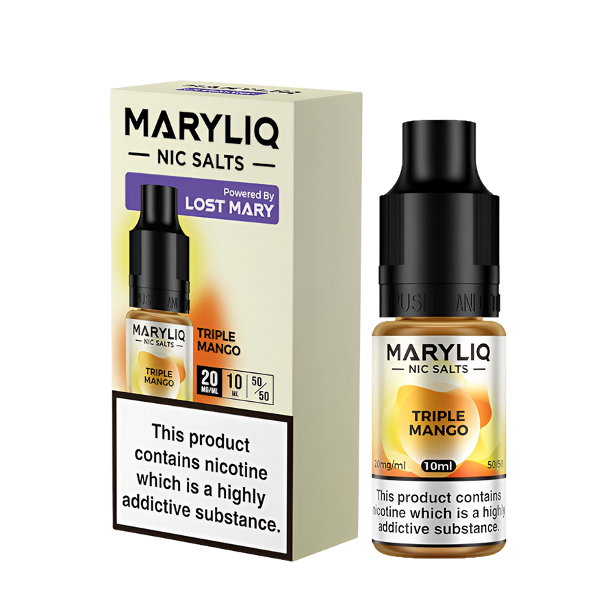 Lost Mary Maryliq Salt Nicotine Vape Juice 20 Mg Triple Mango 