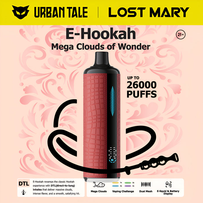 Lost Mary X Urban Tale E-hookah