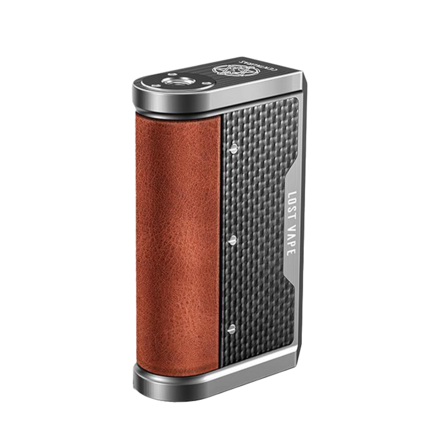 Lost Vape Centaurus DNA 250C Box-Mod Kit SS/Cowhide Tactile Carbon Fiber  