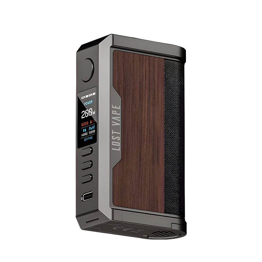 Lost Vape Centaurus Q200 Box-Mod Kit Gunmetal Walnut Wood  