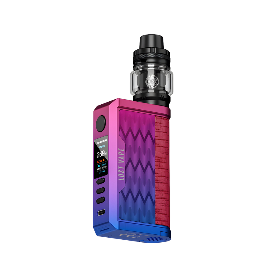 Lost Vape Centaurus Q200 Advanced Mod Kit Royal Blue Wave Coral  
