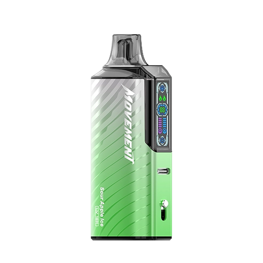 Lost Vape Movement LV 18K Disposable Vape Sour Apple Ice  