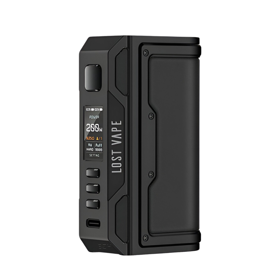 Lost Vape Thelema DNA 250C Box-Mod Kit Black Calf Leather  