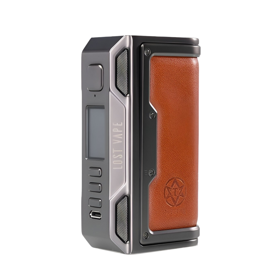 Lost Vape Thelema DNA 250C Box-Mod Kit Gunmetal/Calf Leather  
