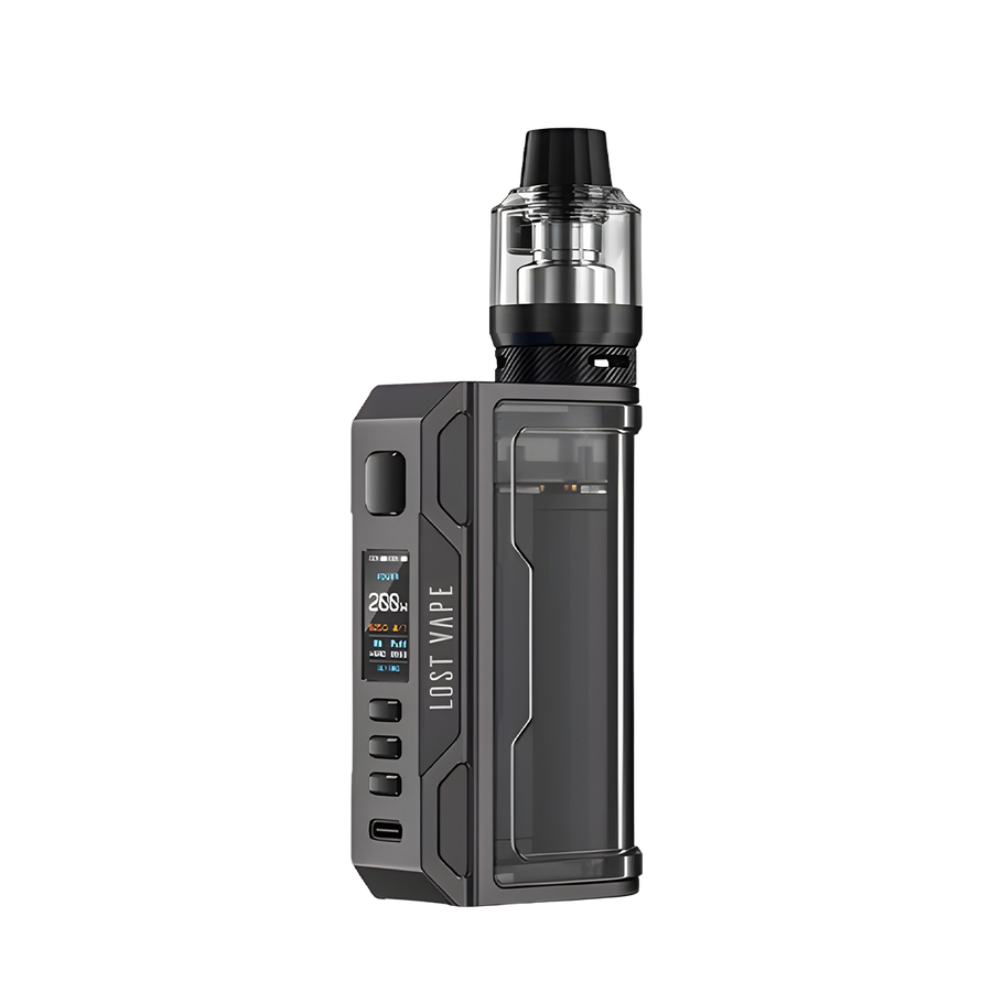 Lost Vape Thelema Quest 200W Advanced Mod Kit Transparemt Clear Series/Gunmetal  