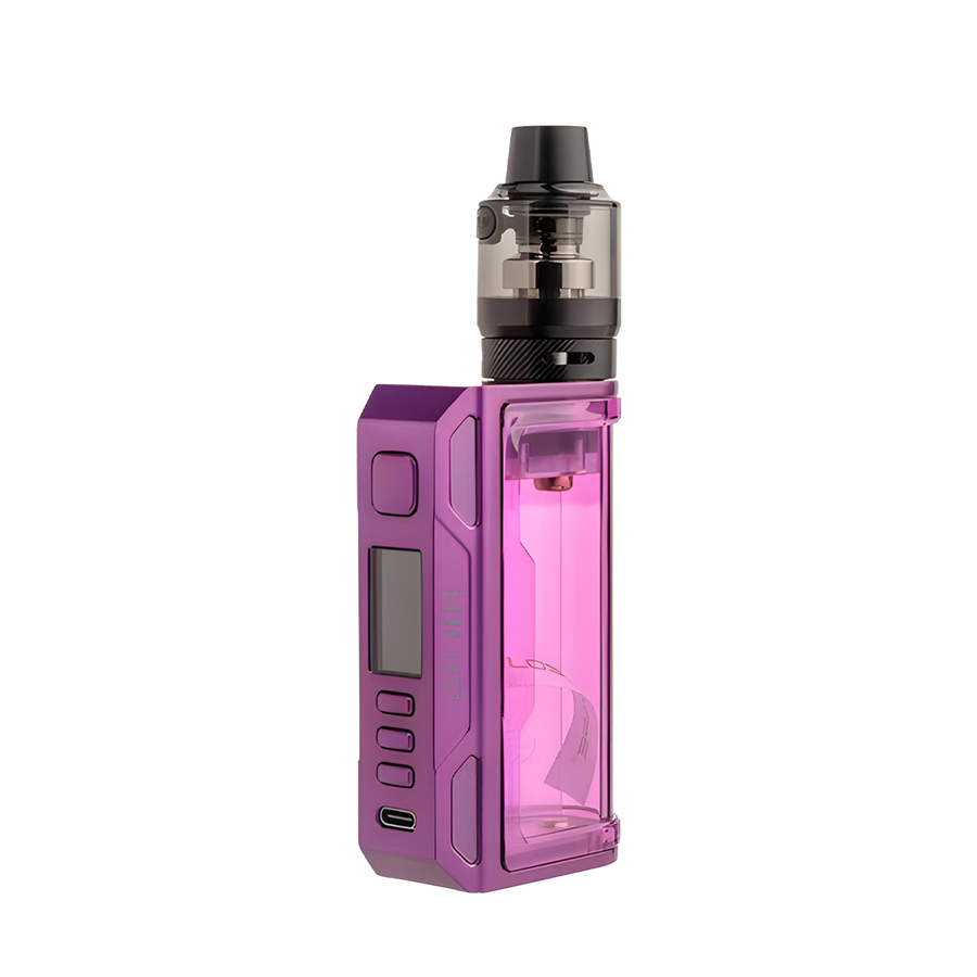 Lost Vape Thelema Quest 200W Advanced Mod Kit Transparemt Clear Series/Mystic Purple  