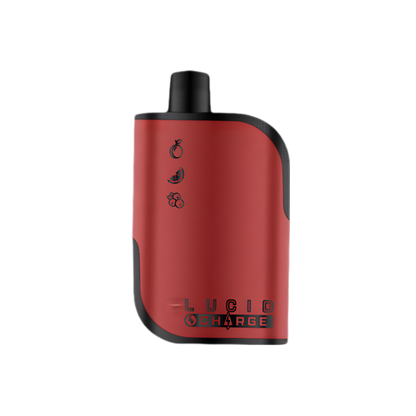 Lucid Charge 7000 Disposable Vape Peach Orange Cranberry  