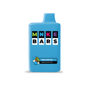 MNKE Bars 6500 Disposable Vape Blue Kiwi Ice  