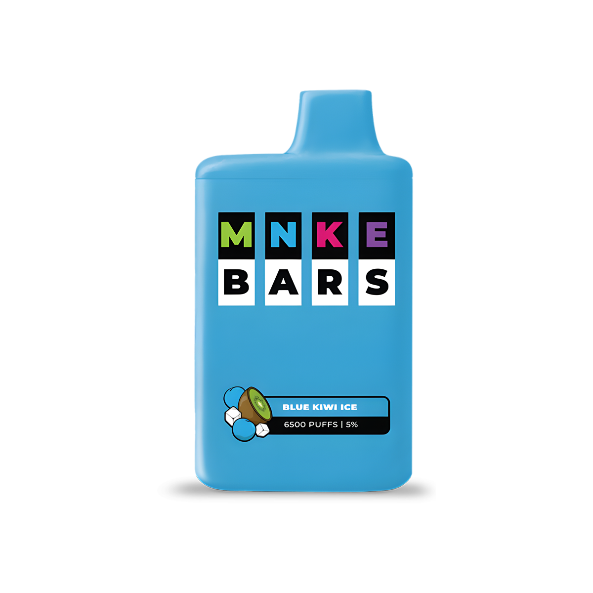 MNKE Bars 6500 Disposable Vape Blue Kiwi Ice  