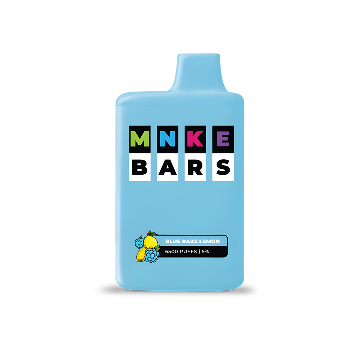 MNKE Bars 6500 Disposable Vape Blue Razz Lemon  