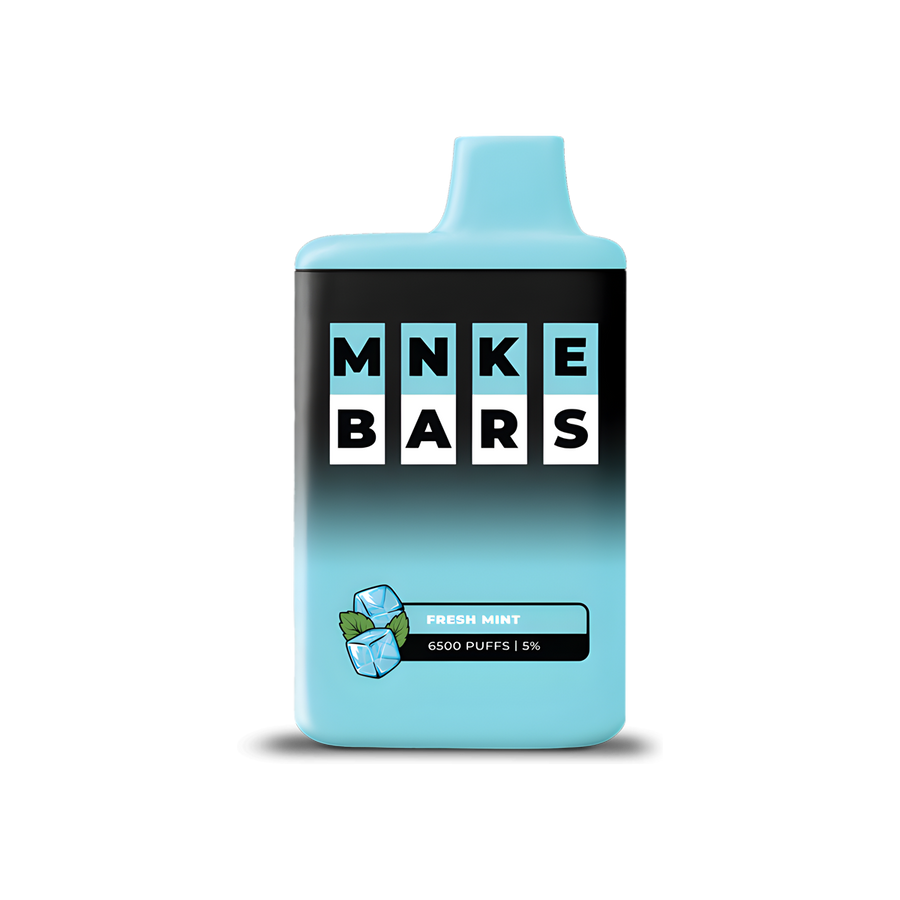 MNKE Bars 6500 Disposable Vape Fresh Mint  