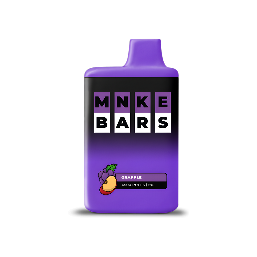MNKE Bars 6500 Disposable Vape Grapple  