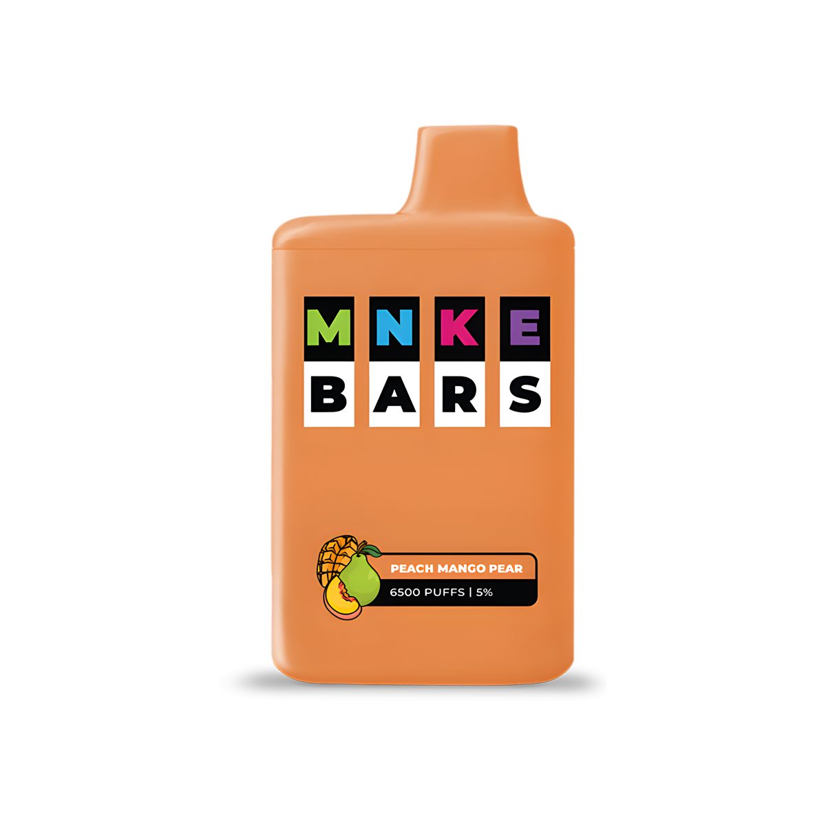 MNKE Bars 6500 Disposable Vape Peach Mango Pear  