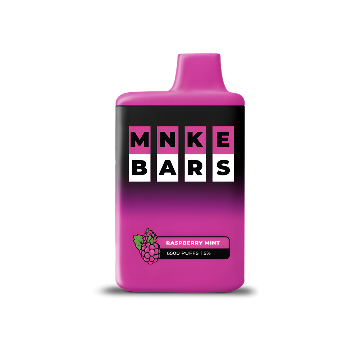 MNKE Bars 6500 Disposable Vape Raspberry Mint  