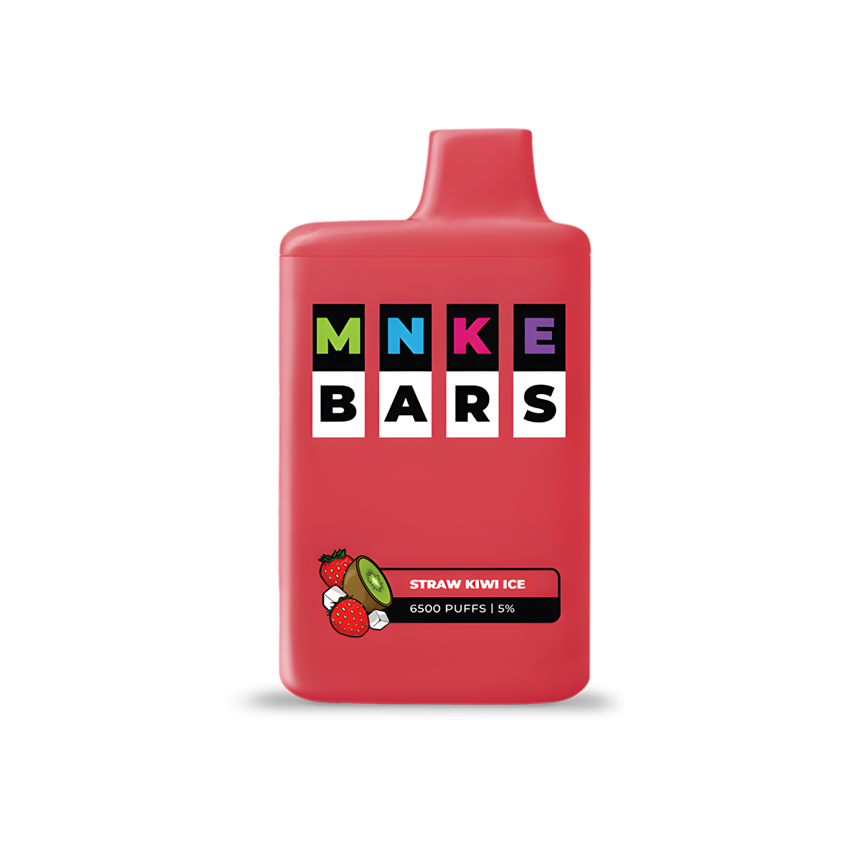 MNKE Bars 6500 Disposable Vape Straw Kiwi Ice  