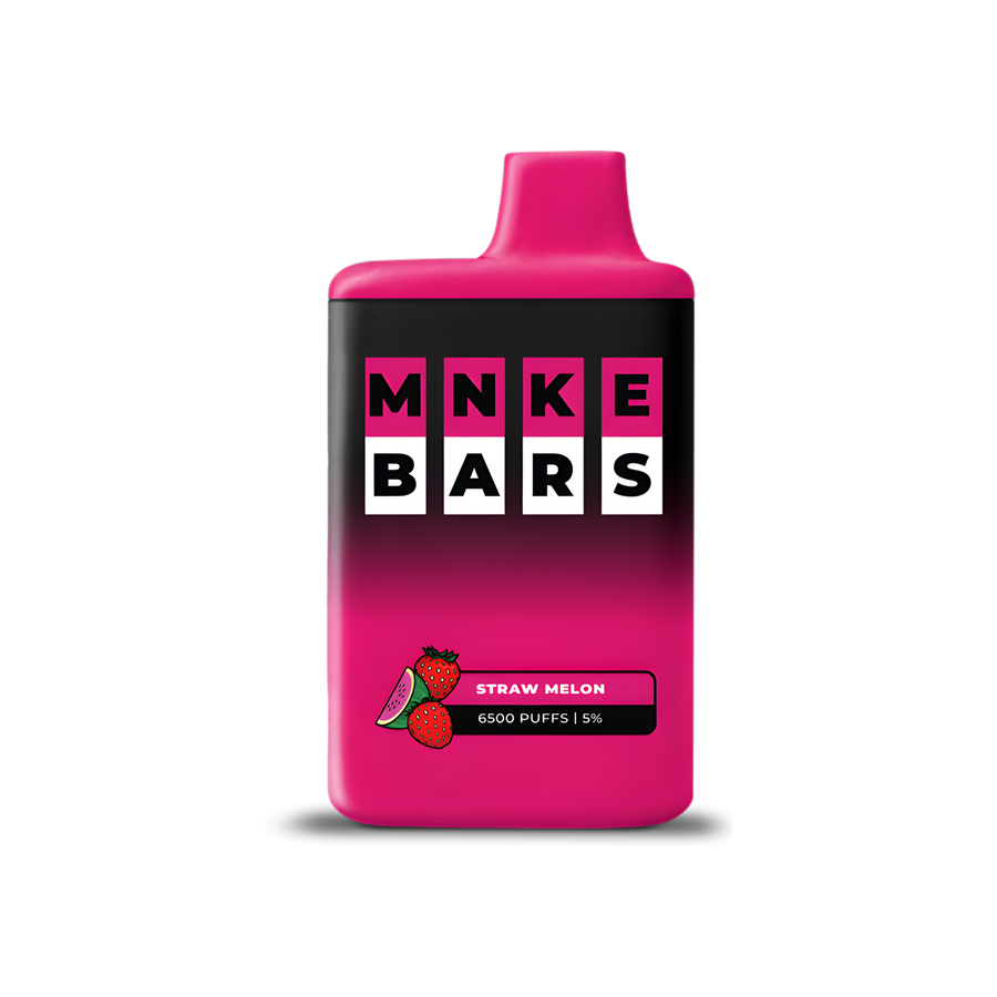 MNKE Bars 6500 Disposable Vape Straw Melon  