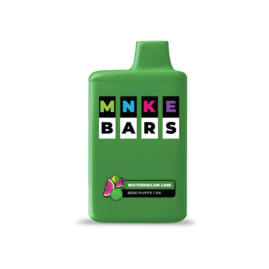 MNKE Bars 6500 Disposable Vape Watermelon Lime  