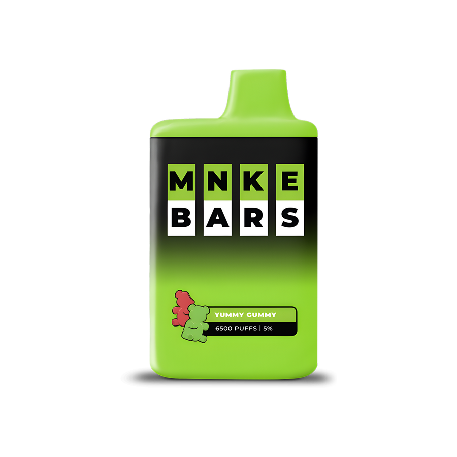 MNKE Bars 6500 Disposable Vape Yummy Gummy  