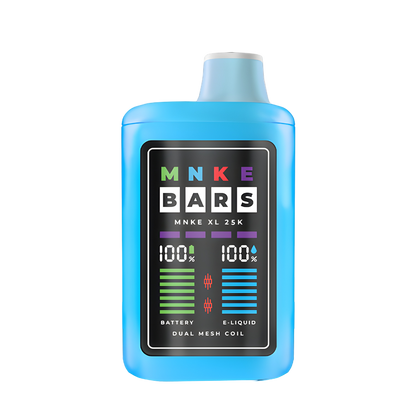 MNKE Bars XL 25K Disposable Vape Blue Kiwi Ice