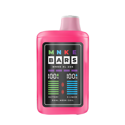 MNKE Bars XL 25K Disposable Vape Straw Melon