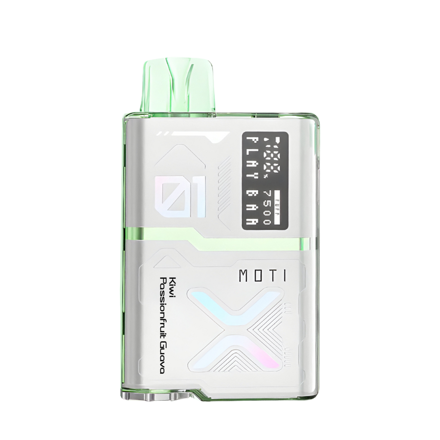 MOTI Play Bar 7500 Disposable Vape Kiwi Passionfruit Guava  