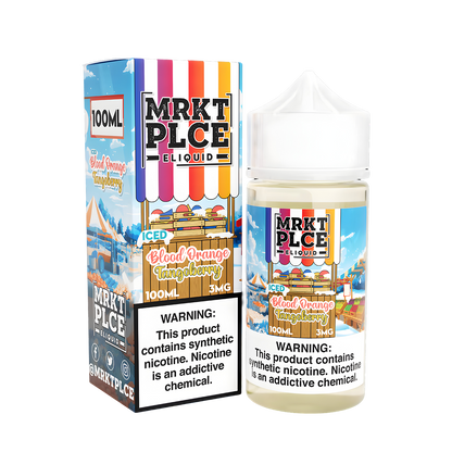MRKT PLCE Freebase Vape Juice 0 Mg Ice Blood Orange Tangoberry 