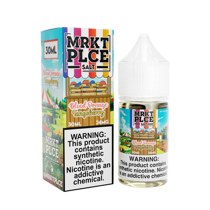 MRKT PLCE Salt Nicotine Vape Juice 24 Mg Blood Orange Tangoberry 