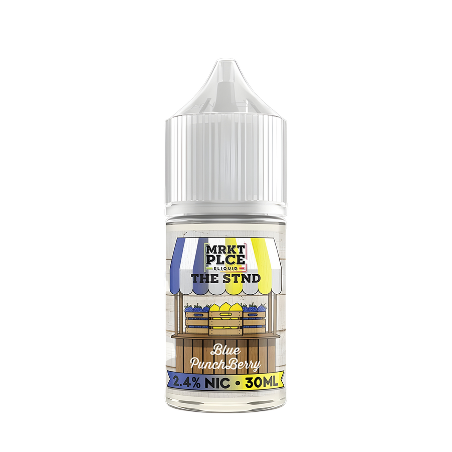 MRKT PLCE Salt Nicotine Vape Juice 24 Mg Blue Punchberry 
