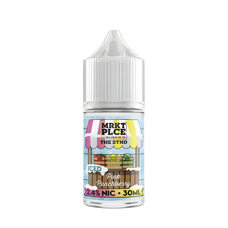 MRKT PLCE Salt Nicotine Vape Juice 24 Mg Iced Pink Punchberry 