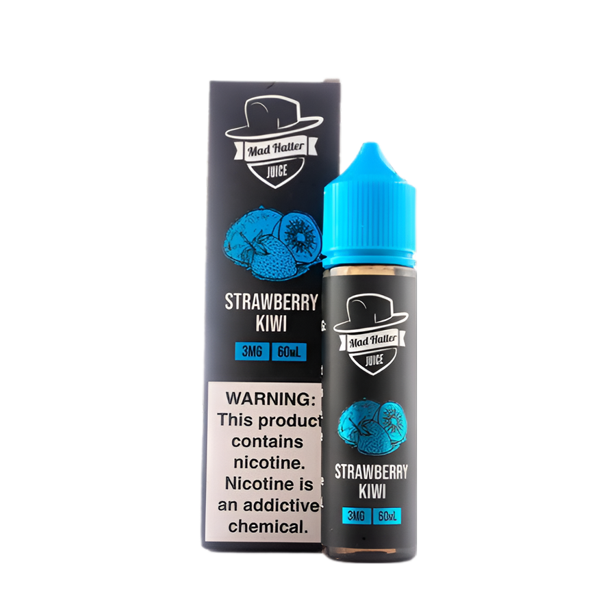 Mad Hatter Freebase Vape Juice 3 Mg Strawberry Kiwi 