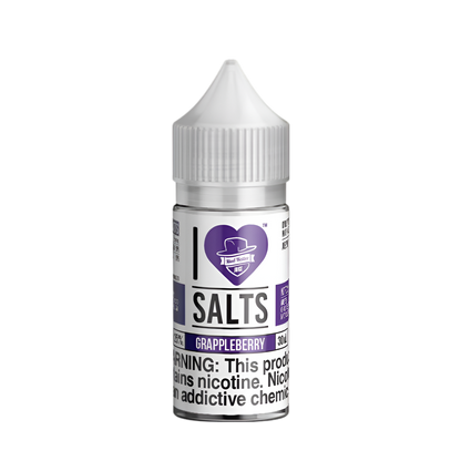 Mad Hatter I Love Salt Nicotine Vape Juice 25 Mg ICE Grappleberry 