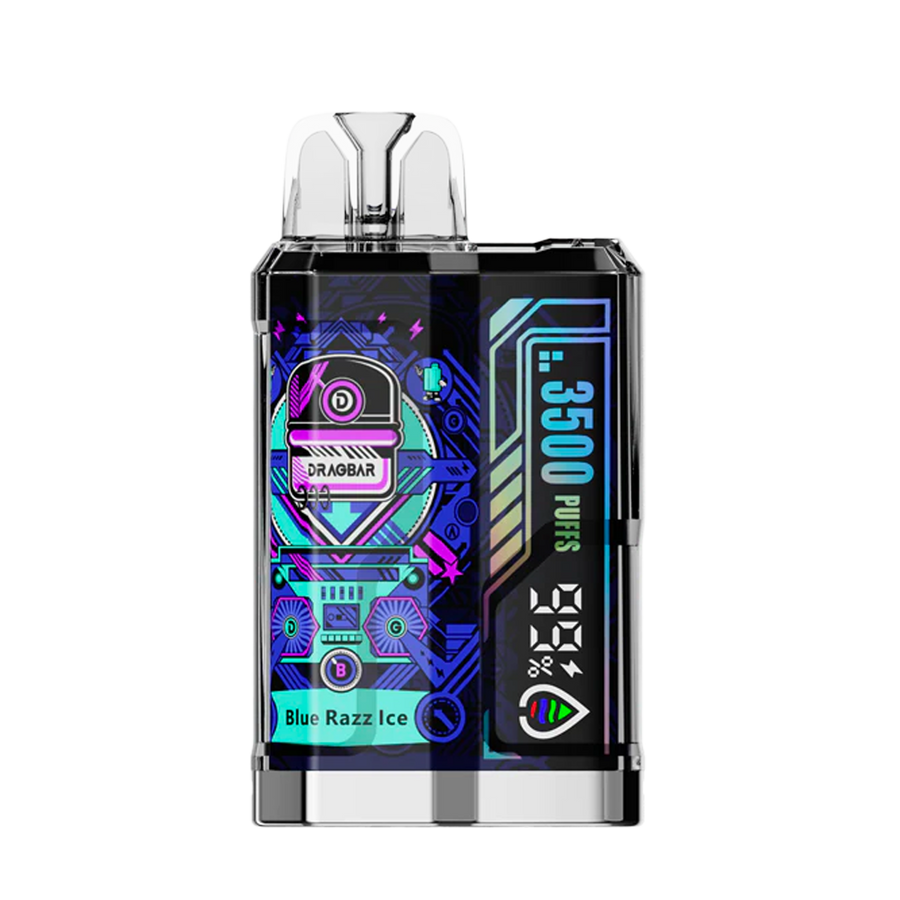 Dragbar B3500 Disposable Vape Blue Razz Ice  