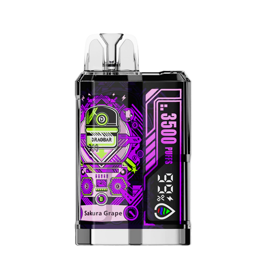 Dragbar B3500 Disposable Vape Sakura Grape  