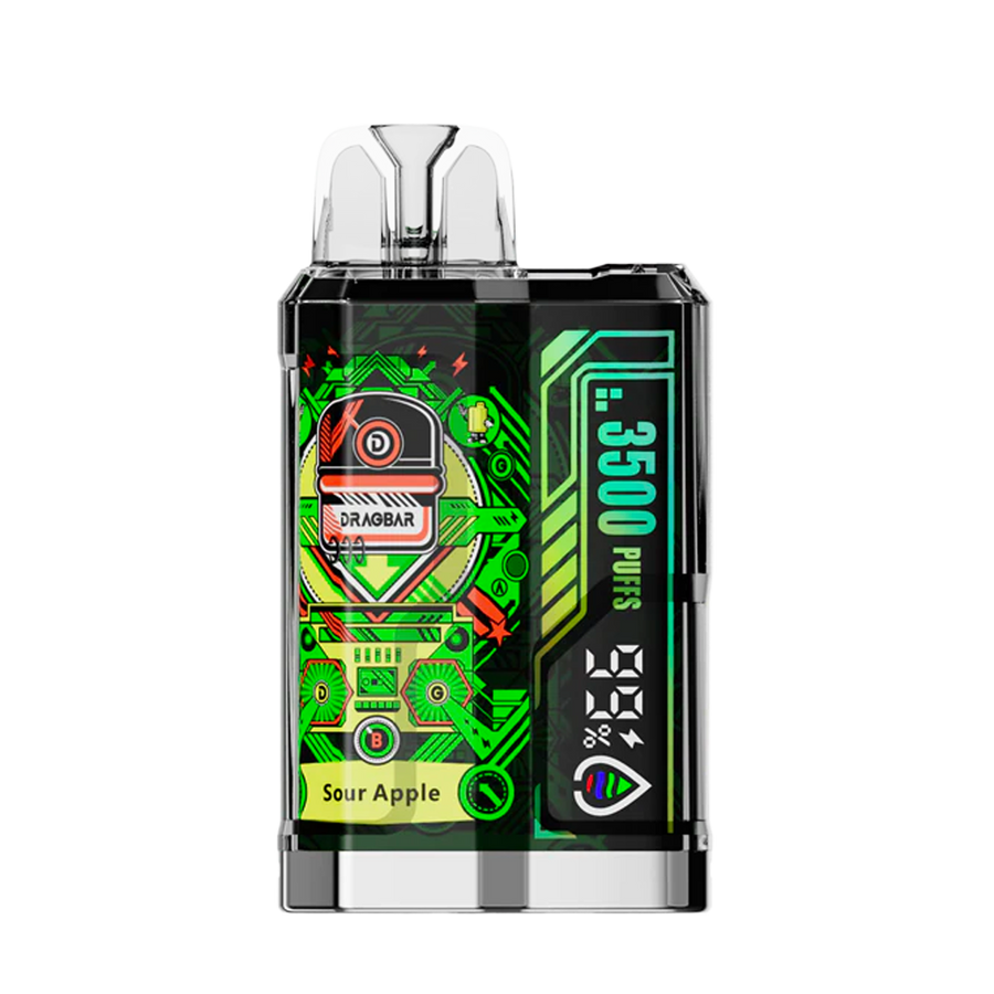 Dragbar B3500 Disposable Vape Sour Apple  