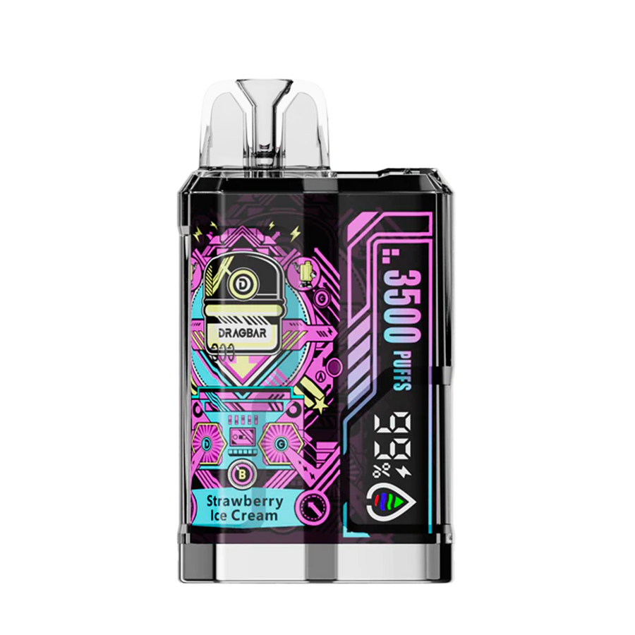 Dragbar B3500 Disposable Vape Strawberry Ice  