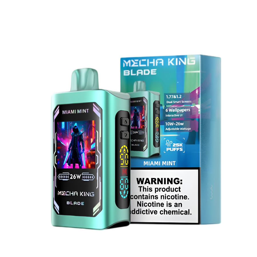 Mecha King Blade 25K Disposable Vape | Interactive UI Mecha King Blade 25K Disposable Vape | Interactive UI