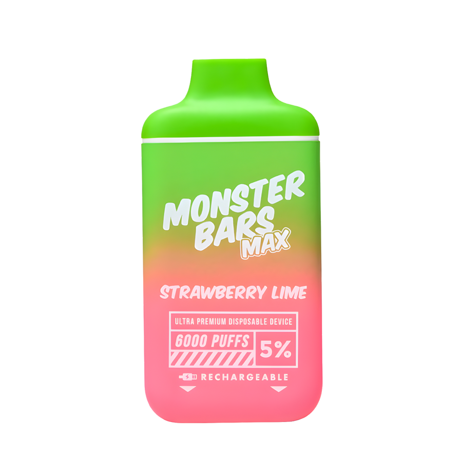 Monster Bars MAX 6000 Disposable Vape | 5% Nic in 10 Flavors Monster Bars MAX 6000 Disposable Vape | 5% Nic in 10 Flavors