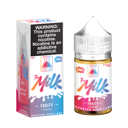 The Milk Monster Salt Nicotine Vape Juice 24 Mg Fruity Milk 