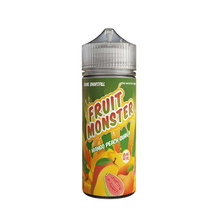 Fruit Monster Freebase Vape Juice 0 Mg Mango Peach Guava 